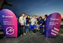 Bonito recebe voo inaugural da LATAM e amplia conectividade aérea