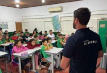 Palestras de Educação Ambiental orientam alunos sobre reciclagem em Bonito