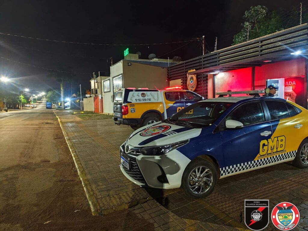 Guarda Municipal de Bonito apreende jovens após ato de vandalismo em canteiro da rodovia que liga ao Balneário Municipal
