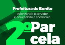 Prefeitura de Bonito paga segunda parcela do 13º salário aos servidores
