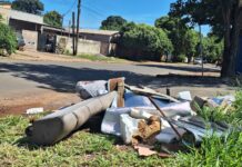 Prefeitura de Bonito repudia descarte irregular de lixo na Rua Cândido Luiz Braga