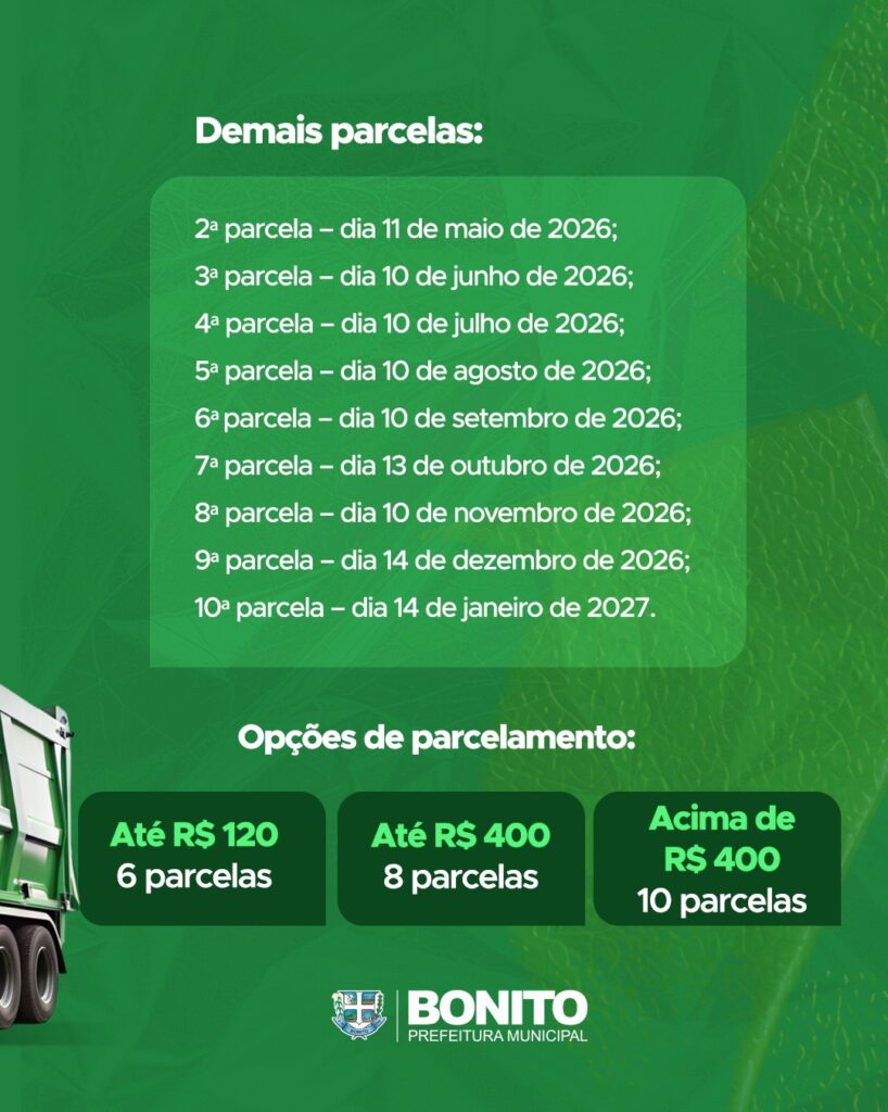 Taxa de Resíduos Sólidos passa a ser cobrada diretamente pelo município em 2026 Taxa de Resíduos Sólidos passa a ser cobrada diretamente pelo município em 2026