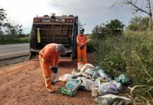 Prefeitura de Bonito repudia descarte irregular de lixo na MS-178