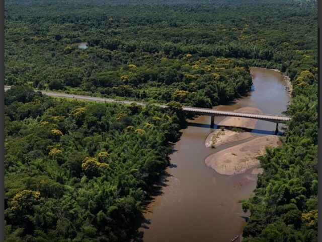 Ponte sobre o Rio Miranda passa por novas interdições para avanço das obras de recuperação na MS-345