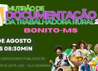 Bonito recebe Mutirão de Documentação da Trabalhadora Rural a partir de terça-feira Category Template 1