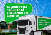 Carreta da Saúde leva consultas e exames especializados para Bonito em setembro