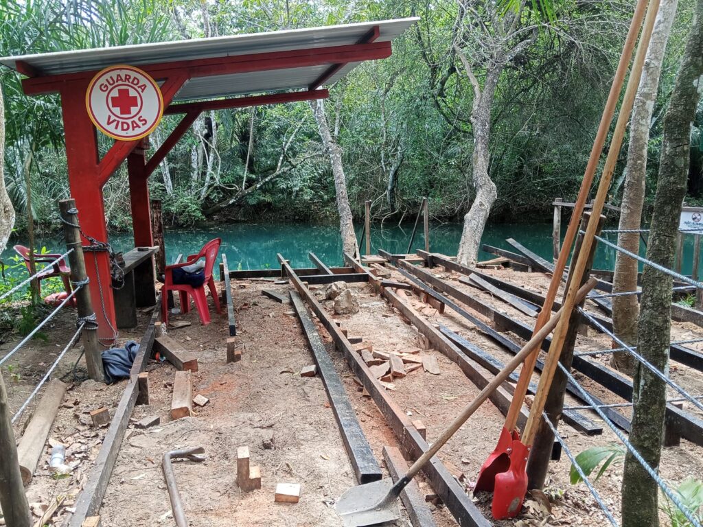 Balneário Municipal recebe serviços de manutenção e melhorias