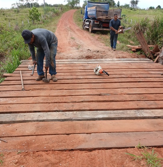 Prefeitura avança na recuperação de pontes na área rural de Bonito Prefeitura avança na recuperação de pontes na área rural de Bonito