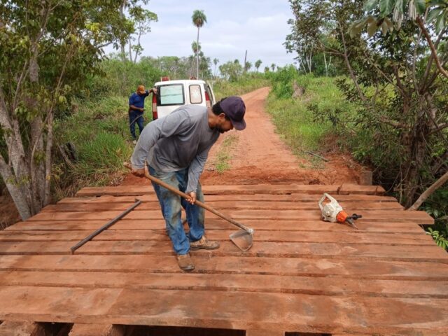 Prefeitura avança na recuperação de pontes na área rural de Bonito
