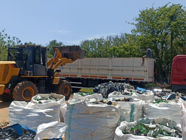 Bonito destina 31 toneladas de vidro para reciclagem por meio do projeto Formigão