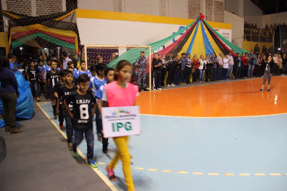 Jogos Escolares de Bonito foram abertos nesta segunda-feira