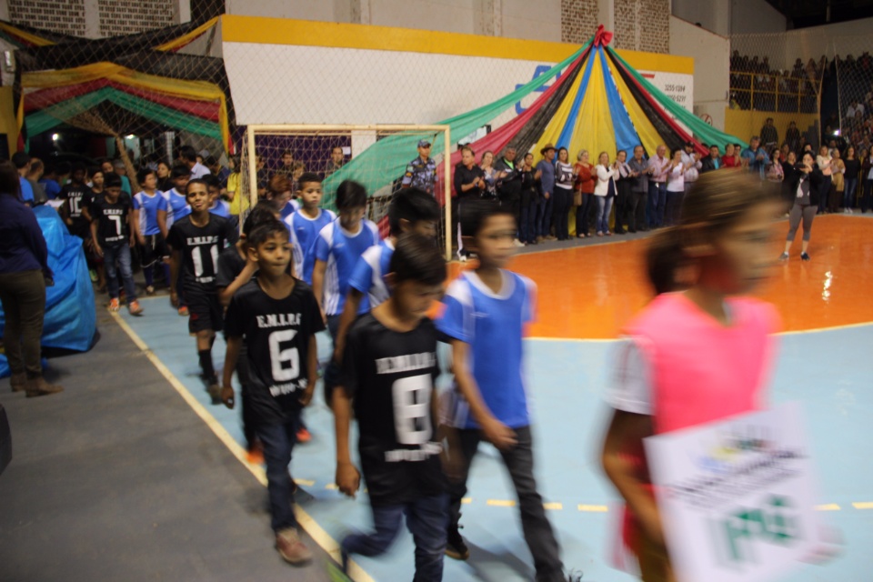 Jogos Escolares de Bonito foram abertos nesta segunda-feira