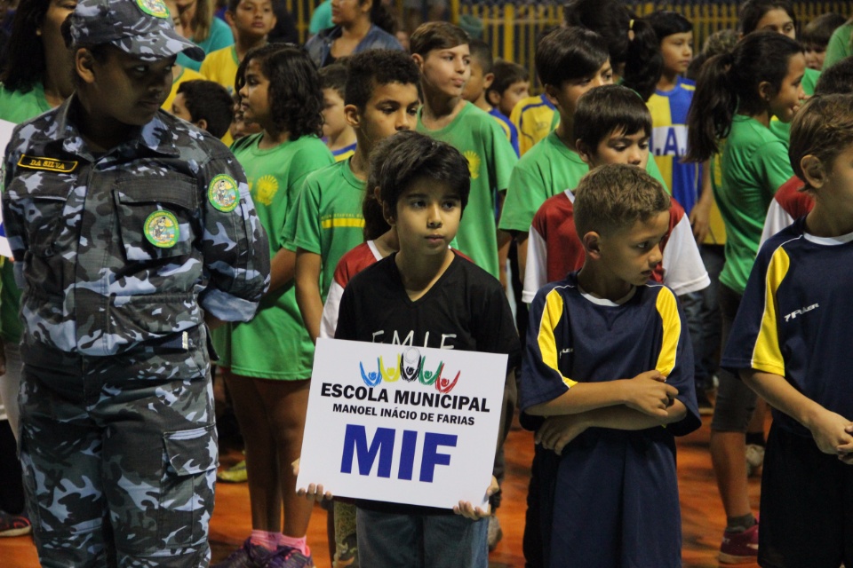 Jogos Escolares de Bonito foram abertos nesta segunda-feira