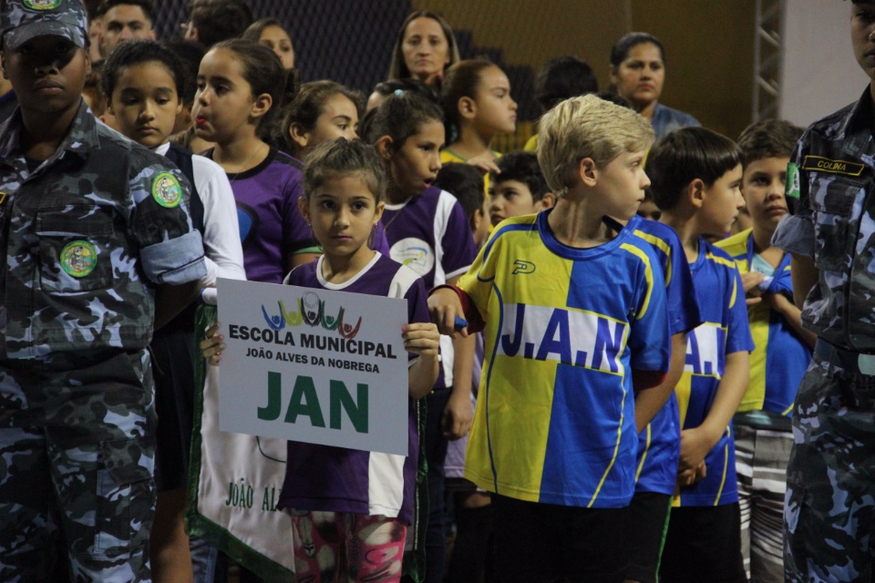 Jogos Escolares de Bonito foram abertos nesta segunda-feira