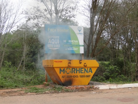 Vandalismo prejudica coleta de resíduos em Bonito Vandalismo prejudica coleta de resíduos em Bonito
