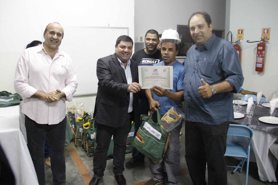 Capacitação: Bonito agora tem 35 novos mestres de obra Capacitação: Bonito agora tem 35 novos mestres de obra