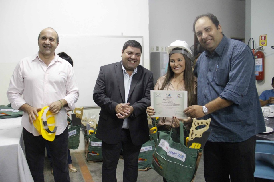 Capacitação: Bonito agora tem 35 novos mestres de obra Capacitação: Bonito agora tem 35 novos mestres de obra