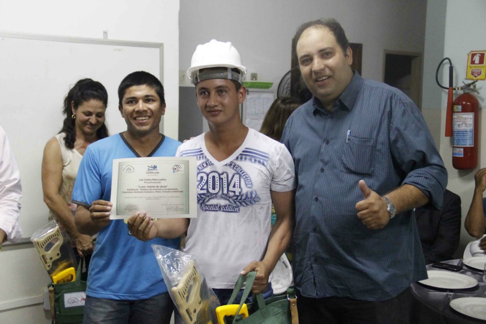 Capacitação: Bonito agora tem 35 novos mestres de obra Capacitação: Bonito agora tem 35 novos mestres de obra