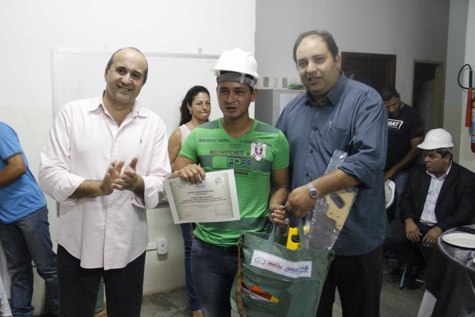 Capacitação: Bonito agora tem 35 novos mestres de obra Capacitação: Bonito agora tem 35 novos mestres de obra