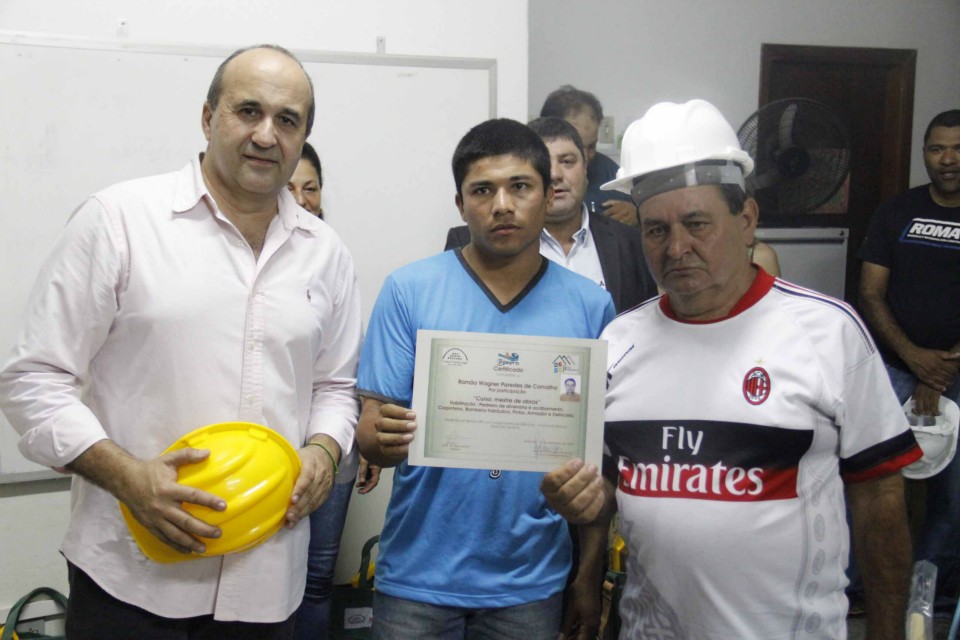 Capacitação: Bonito agora tem 35 novos mestres de obra Capacitação: Bonito agora tem 35 novos mestres de obra