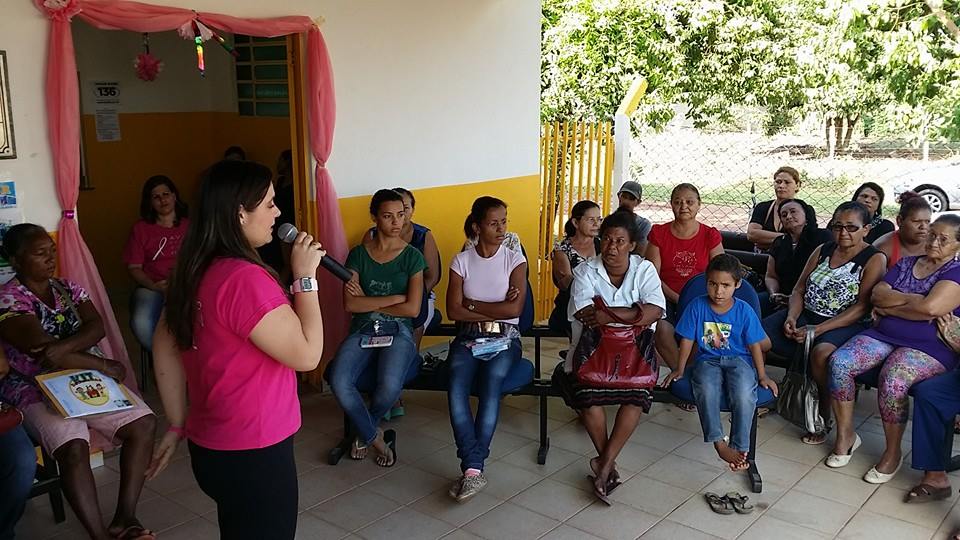 ESF's Rincão Bonito e Bom Viver realizam campanha "Outubro Rosa"