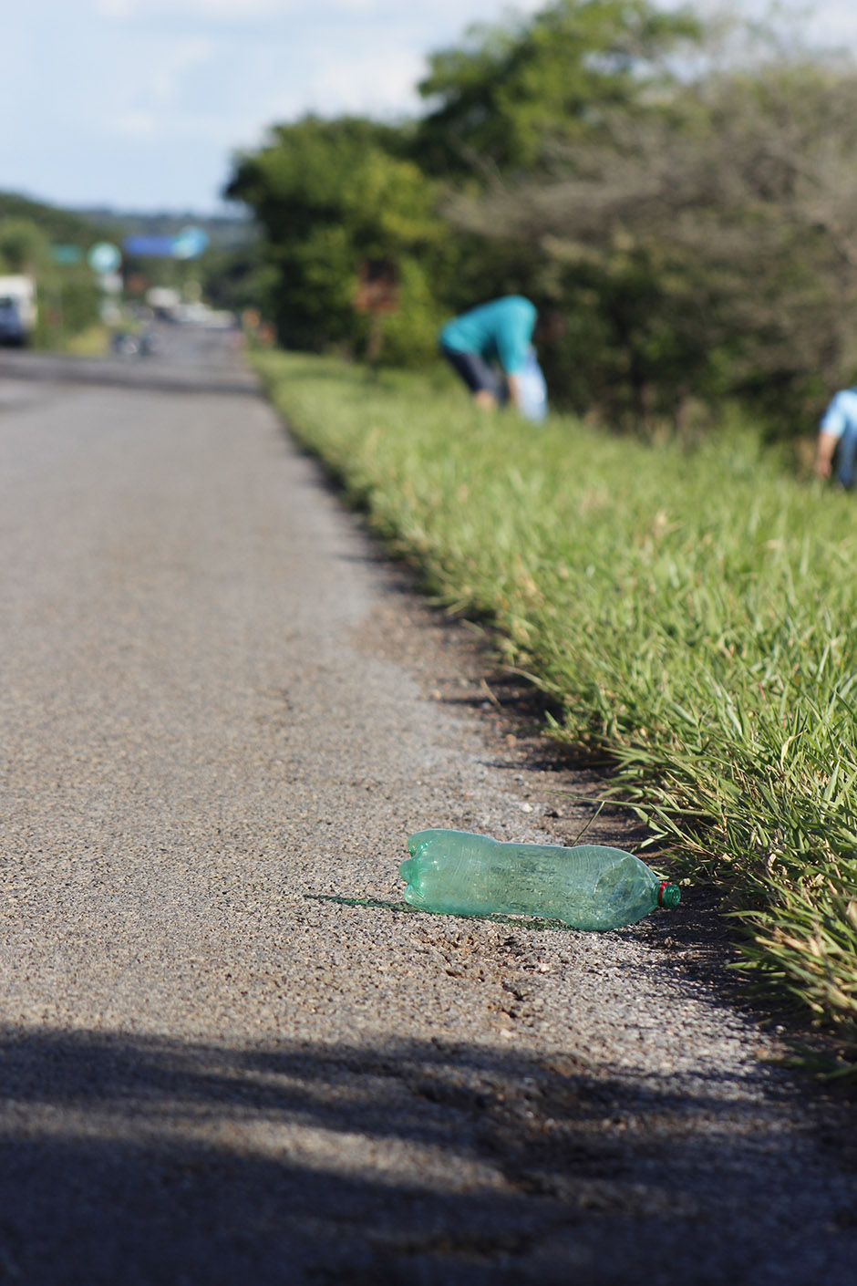 Mutirão em rodovia de Bonito recolhe 55 sacos de lixo