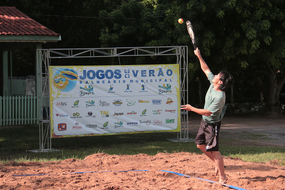 Confira as fotos do Beach Tênis - Jogos de Verão da Prefeitura Municipal de Bonito