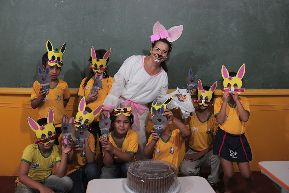 Confira as fotos da Entrega dos Ovos de Páscoa na Rede Municipal de Ensino