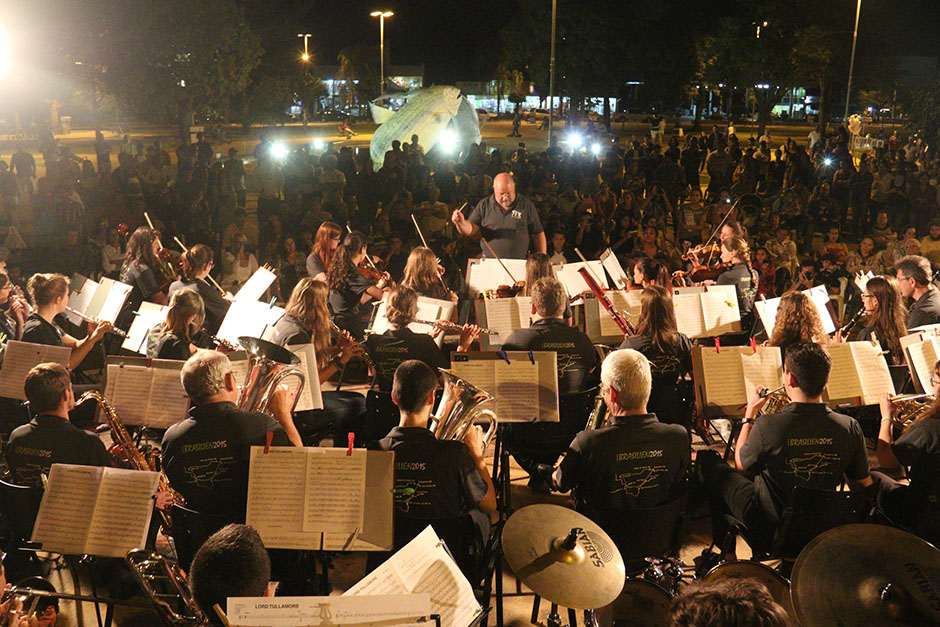 Orquestra alemã faz concerto ao lado da Banda Municipal de Bonito hoje na Praça da Liberdade