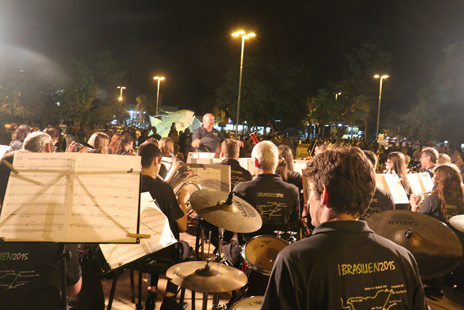 Orquestra alemã faz concerto ao lado da Banda Municipal de Bonito hoje na Praça da Liberdade