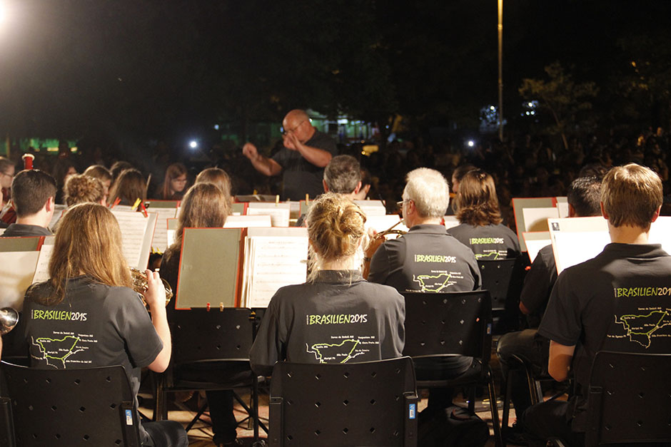 Banda Municipal tem noite de concerto especial ao lado de orquestra alemã