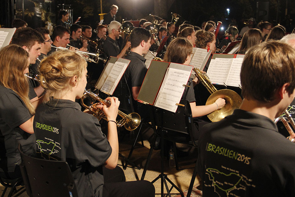 Banda Municipal tem noite de concerto especial ao lado de orquestra alemã