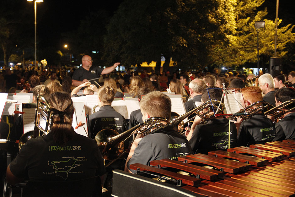 Banda Municipal tem noite de concerto especial ao lado de orquestra alemã