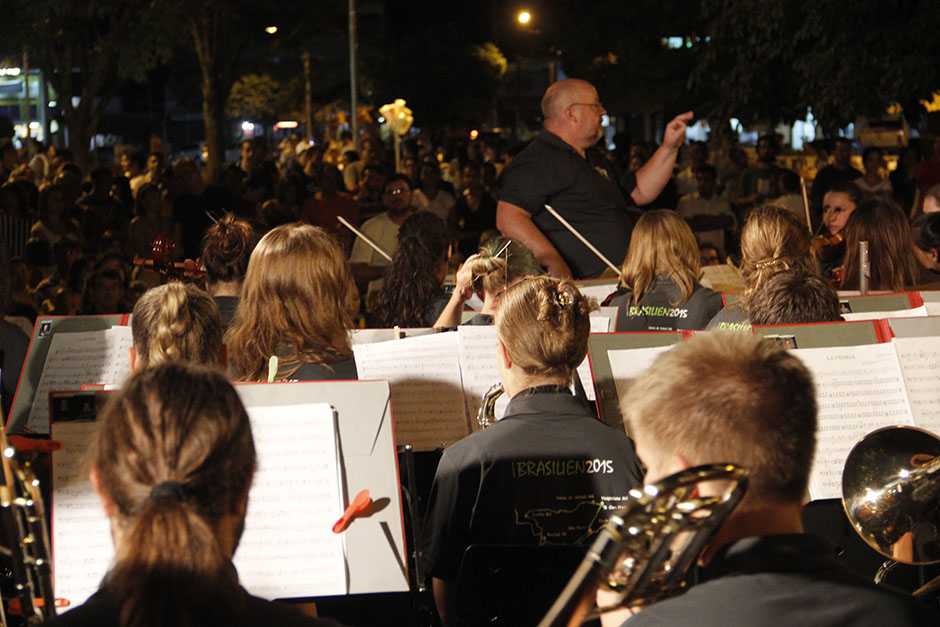 Banda Municipal tem noite de concerto especial ao lado de orquestra alemã