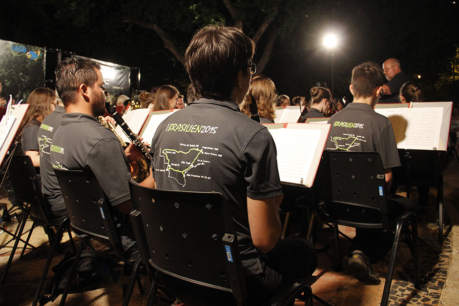 Banda Municipal tem noite de concerto especial ao lado de orquestra alemã