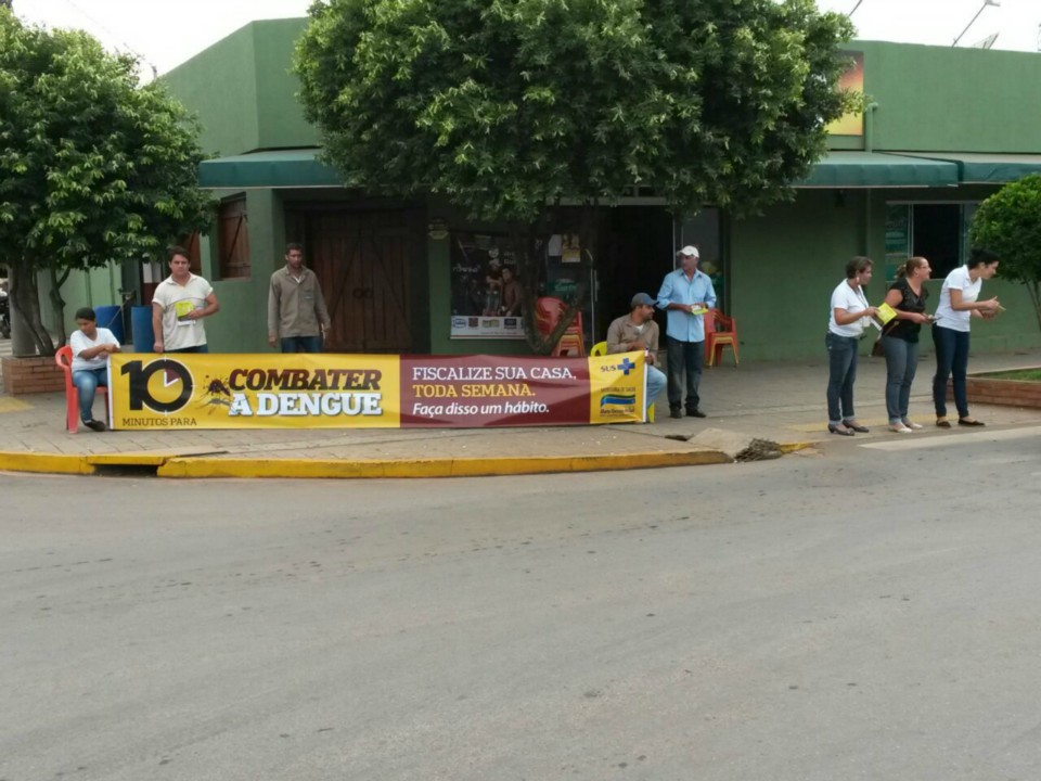 Prefeitura de Bonito realiza blitz sobre a dengue no centro do município