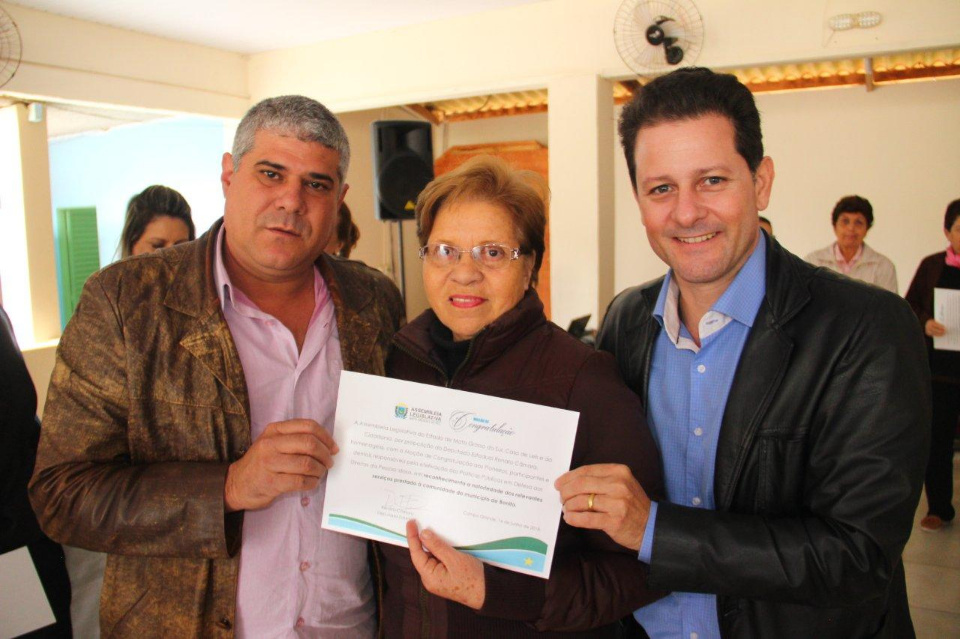 Projeto Conviver recebe homenagem da Assembléia Legislativa