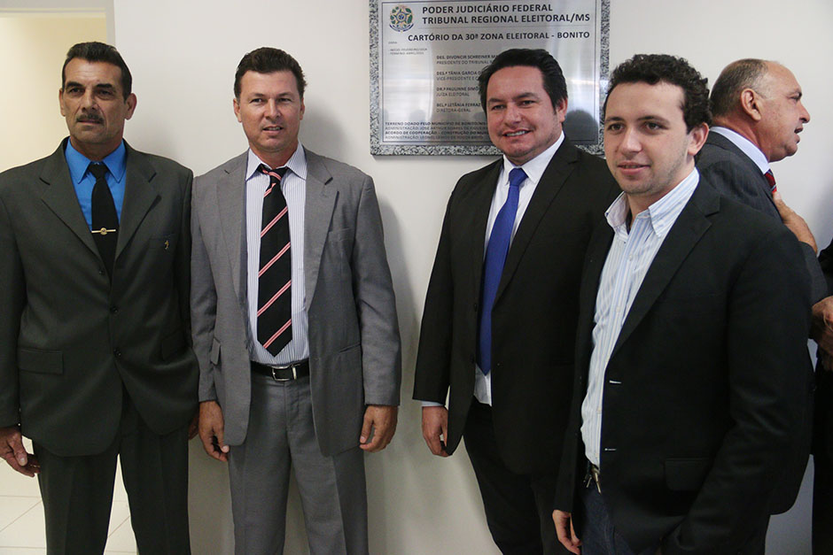 Inauguração do Cartório Eleitoral de Bonito
