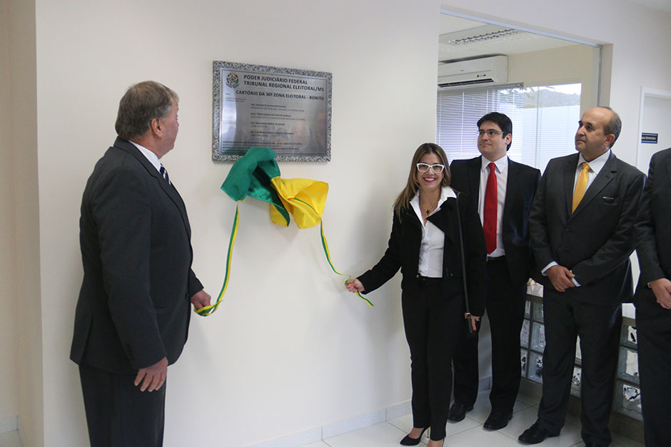 Inauguração do Cartório Eleitoral de Bonito