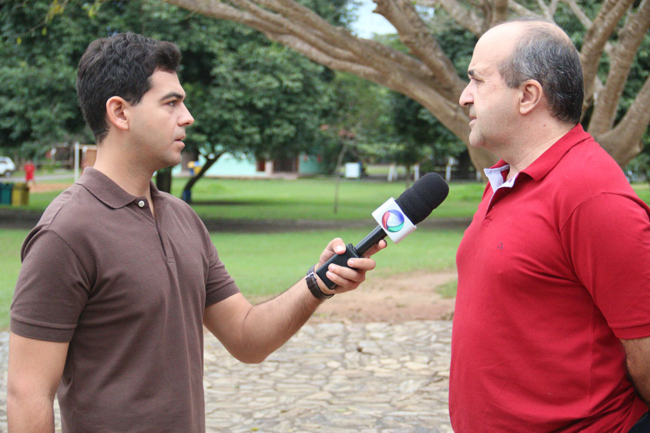 Prefeito Recebe Equipe da Rede Record