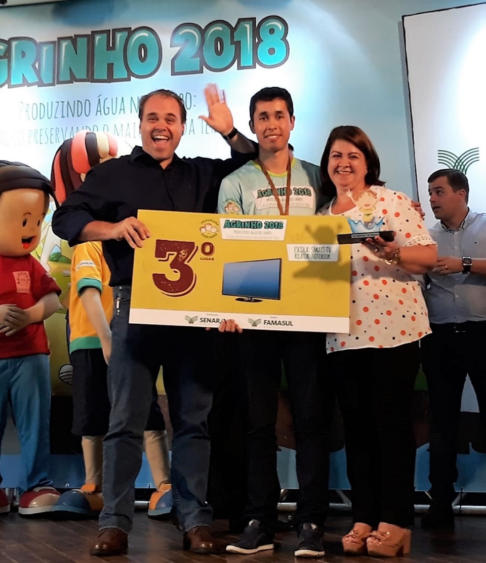 Bonito conquista duas premiações no Concurso Agrinho 2018