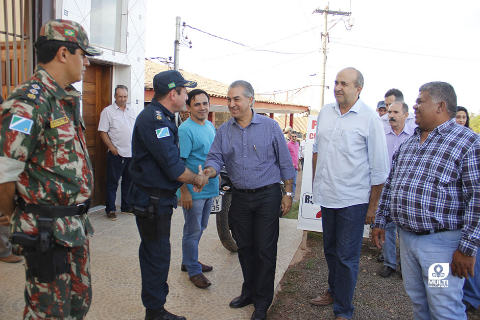 Prefeito Participa do Lançamento das Obras de Pavimentação Asfáltica do Distrito Águas do Miranda.