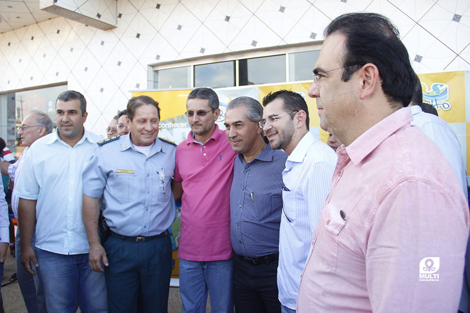 Prefeito Participa do Lançamento das Obras de Pavimentação Asfáltica do Distrito Águas do Miranda.