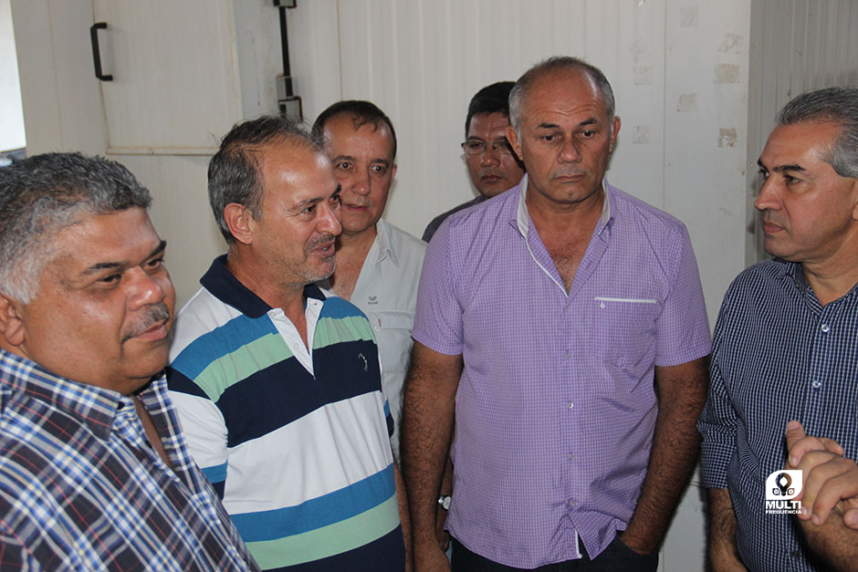 Prefeito Participa do Lançamento das Obras de Pavimentação Asfáltica do Distrito Águas do Miranda.