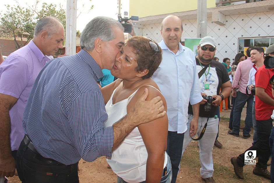 Prefeito Participa do Lançamento das Obras de Pavimentação Asfáltica do Distrito Águas do Miranda.