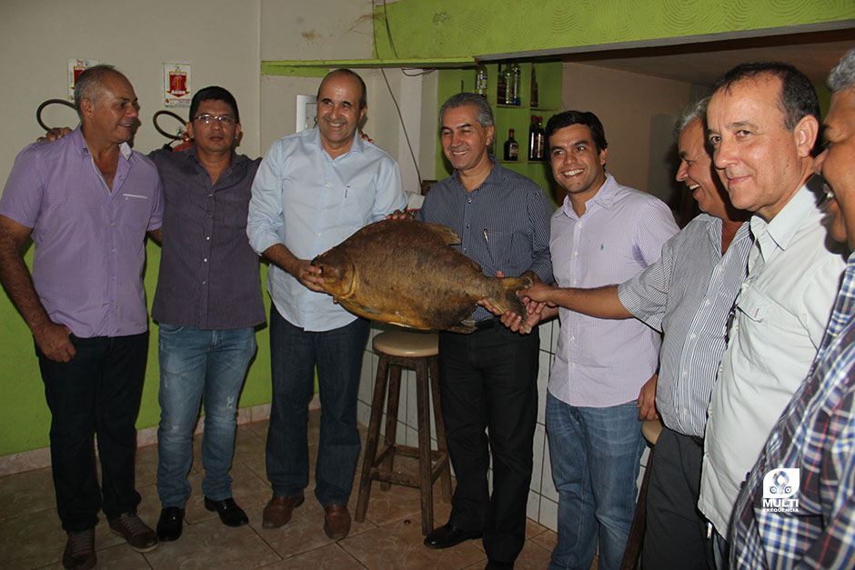 Prefeito Participa do Lançamento das Obras de Pavimentação Asfáltica do Distrito Águas do Miranda.