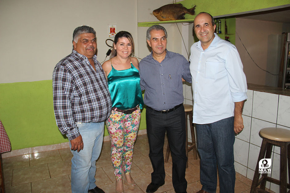 Prefeito Participa do Lançamento das Obras de Pavimentação Asfáltica do Distrito Águas do Miranda.