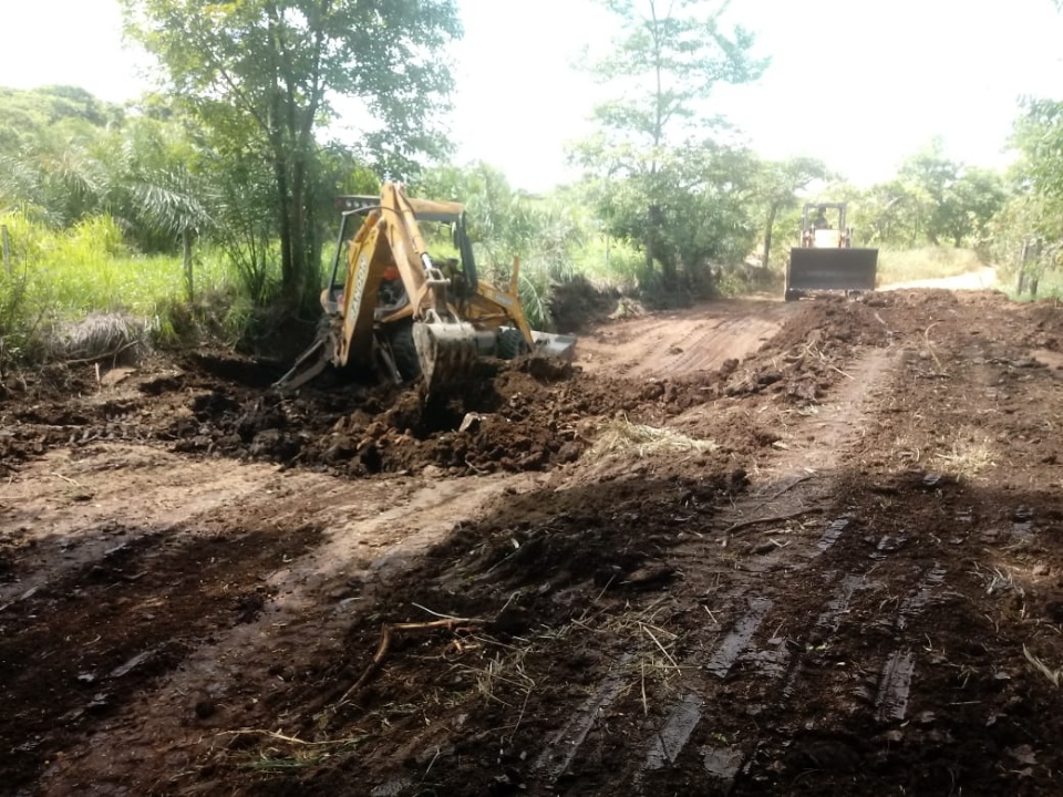 Prefeitura constrói caixas de contenção na estrada boiadeira