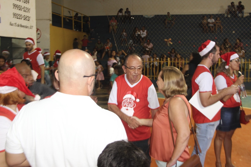 SAS Realiza festa de Natal para os beneficiários