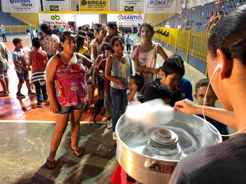 SAS Realiza festa de Natal para os beneficiários